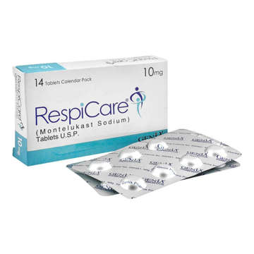 Picture of Respicare 10mg Tab 7x2s